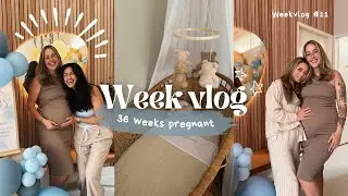 De babyshower & een buikbeeldje laten maken 🩵🧸 | WEEKVLOG #11