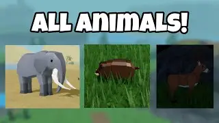 All Animal Locations In The Survival Game Roblox (2023)