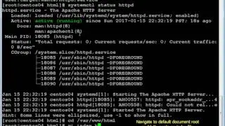 installing apache on centos 7