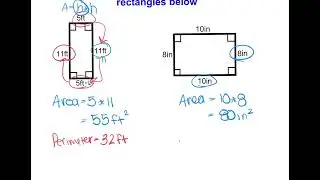 U6V3 - I can find the area of a square/rectangle and use this area equation to find a missing value.