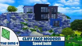 Sims 4 Speed Build: Cliff Face Modern