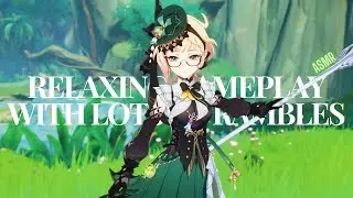 ASMR | Genshin Impact ✧ Relaxing gameplay and lots of rambles to help you sleep 🌸 💤