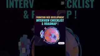 FRONTEND WEB DEVELOPMENT Interview ✔️ CHECKLIST ROADMAP. 