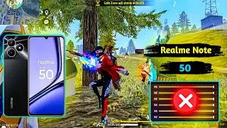 REALME NOTE 50⚙️SETTINGS⚡FREE FIRE HEADSHOT SENSITIVITY 2024 ♥️HUD + SENSI + DPI