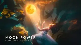 Moon Power - Photoshop Manipulation Process