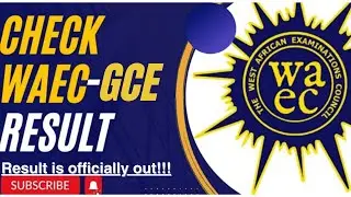 WAEC GCE RESULT IS OUT: Waec release 2025(first series) result check your result online using phone
