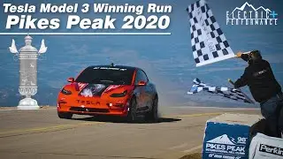 Tesla Model 3 Winning Run Pikes Peak 2020