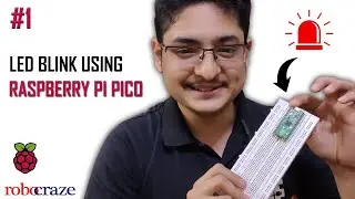 Raspberry Pi Pico using MicroPython - Tutorial #1: Blinking an LED (Digital Outputs)