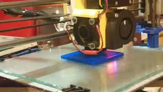 Non planar 3D printing time-lapse