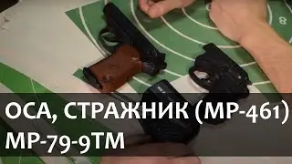 Травматические пистолеты ОСА, СТРАЖНИК (МР-461), МР-79-9ТМ (обзор, характеристики)
