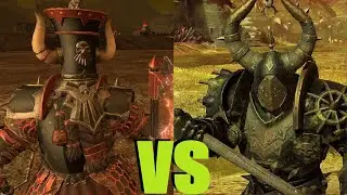 Бессмертные vs Избранные Нургла (тяжелое оружие): Total War Warhammer 3. тесты юнитов v 3.0.0