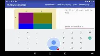 MathAndroid.com : How to multiply two binomials, and how to find the square of a binomial.