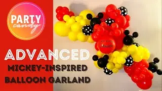 ADVANCED Mickey-Inspired Balloon Garland **CREATE WITH ME**