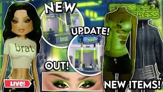 🔴 LIVE - BRAT UPDATE COUNTDOWN + VIP GIVEAWAY! DRESS TO IMPRESS W/ CHAT!! ROBLOX