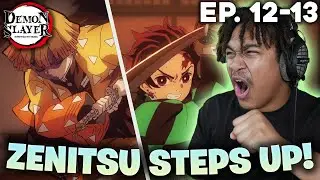 ZENITSU PROVES ME WRONG!!! | Demon Slayer Reaction 1x12, 1x13