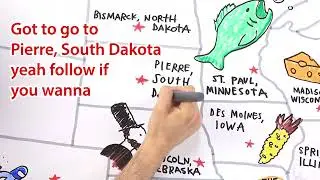 Tour the States   Karaoke WITH LYRICS on screen