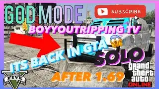 ITS BACK GTA 5 ONLINE SOLO GODMODE SPEEDO VAN GLITCH PATCH 1.69 PS4/PS5