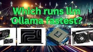 LLM Benchmarking Ollama - 9 Intel/AMD/Nvidia CPU/GPUs and Macbook pro