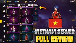FREE FIRE VIETNAM SERVER FULL REVIEW 🔥⚡BEST SERVER OF FREE FIRE IN 2026 || GARENA FREE FIRE