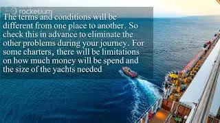 A Guide for choosing a Yacht Charter