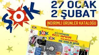 27 Ocak - 2 Şubat ŞOK MARKET İNDİRİM KATALOĞU 😊 Şok Market