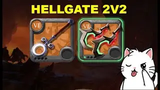 ALBION ONLINE  2v2 HELLGATE! HOLY STAFF!
