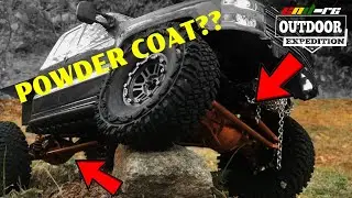 PAINTING THE SUSPENSION PARTS ON MY RC CRAWLER!!