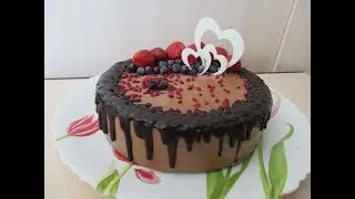Шоколадный муссовый торт. Вкусно, красиво, просто!