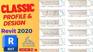 Classic custom profile/Sweep in Revit | Learn how to make custom profiles in Revit.