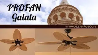 Alsanfan Ev Tipi Geniş Kanatlı Tavan Vantilatörü Profan Galata