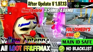 Free Fire | After Update Yellow Antenna Config | Free Fire Max | New Config File Full Comedy 