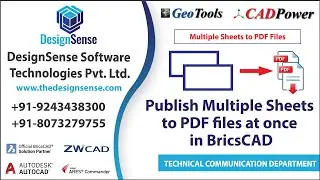 BricsCAD Tutorials: Publish Multiple Sheets to PDF files at once in BricsCAD | DesignSense Software