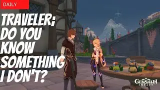 Windtrace, Traveler Info, Daily Commissions | Daily Genshin | Genshin Impact