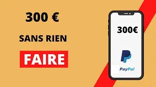 NOUVELLE APPLICATION PAIE 300 € GRATUITEMENT! SANS RIEN FAIRE (GAGNER ARGENT PAYPAL FACILEMENT)