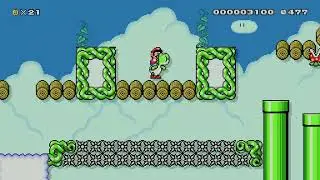 Super Mario Maker 2 - goombas Sky new garden by mareyo4343