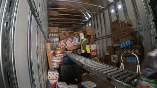 Werner Family Dollar Account truck unload #werner #youtube  #truckinglife #youtubeshorts