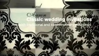 Black Wedding Invitations