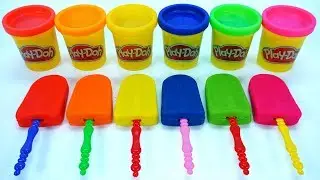 Impara i colori con il gelato e gli stampi arcobaleno! Uova SORPRESA KINDER per Bambini