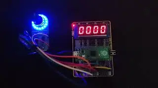 RP2040 Raspberry PI PICO - MikroE Rotary Click and Waveshare 7 Segment Display for PICO