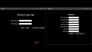 Python and Mysql Crash course with example of login and registration project with source code|Part-1