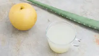 汁多爽口，香甜宜人 【蘆薈沙梨汁】排毒，美膚，瘦身，全都解決了