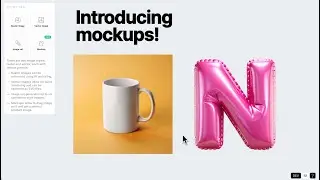 AI-generated mockups in Recraft