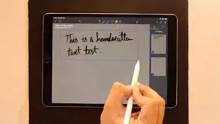 Convert Handwritten Text Into Digital on iPad [Apple Pencil Tip]