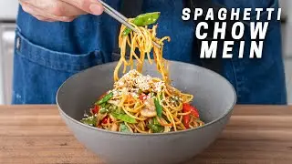 15 Minute Chinese Takeout Stir Fried Noodle Recipe | WEEKNIGHTING
