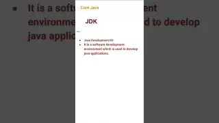 JDK - java development  kit | Java 