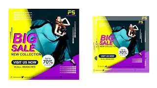 SOCIAL MEDIA BANNER TEMPLATE using Coreldraw