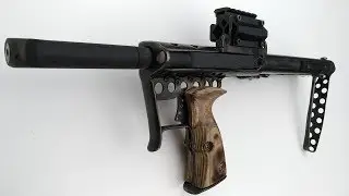 The best bullpup spring-piston air rifle in the new layout. Art object Steampunk.