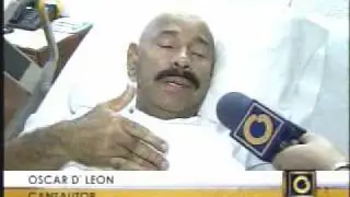 Entrevista a Oscar D'Leon al ser dado de alta