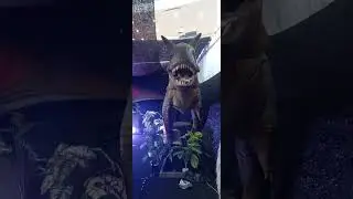 little khelly and dino @dinasour park #dino #khells #dinomalaysia