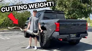 Axle Dumped The Exhaust On My 2024 Tacoma!!